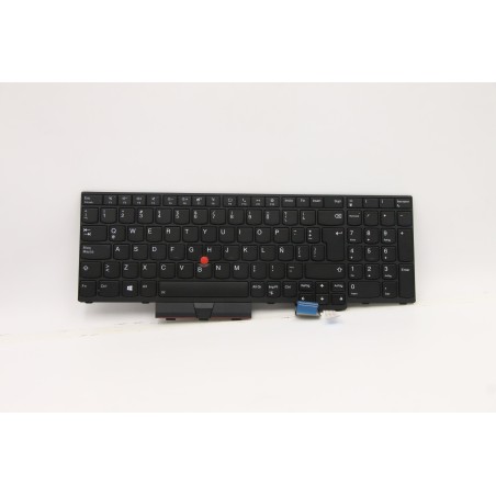 Lenovo 5N20Z74825 Tastiera interna, Spagnolo (America Latina), nero, Retroilluminazione, Con tastierino numerico