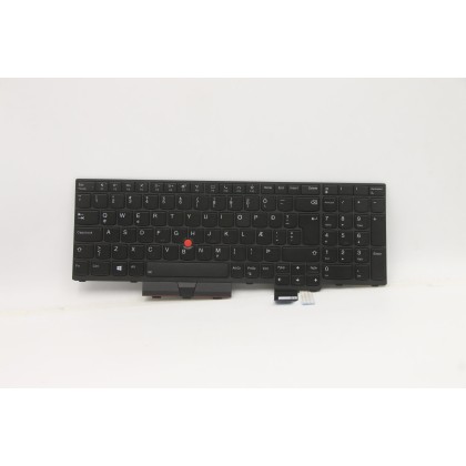 Lenovo 5N20Z74837 Tastiera interna, Islandese, nero, Retroilluminazione, Con tastierino numerico