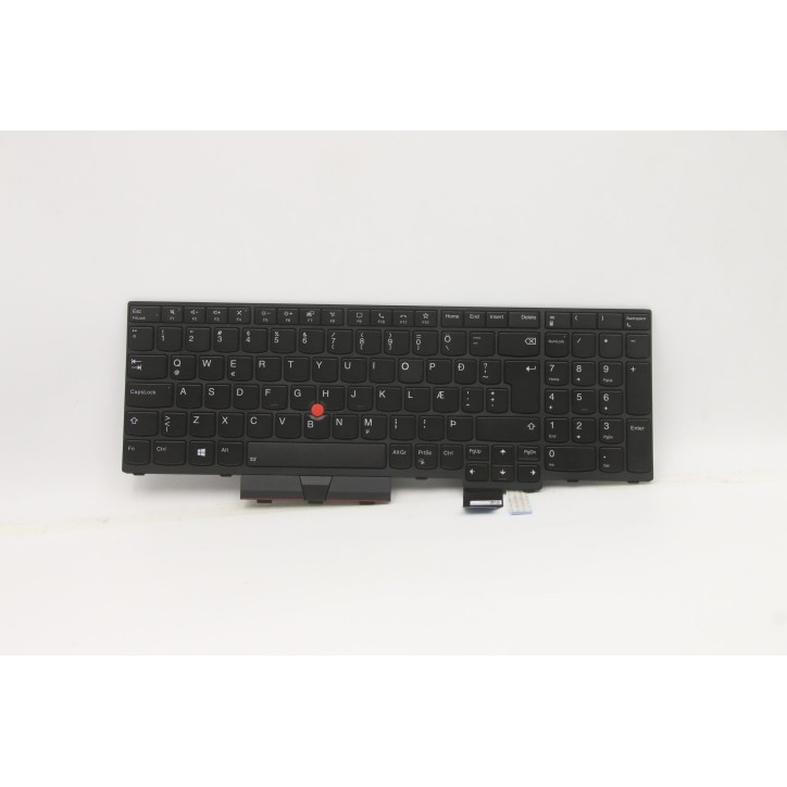 Lenovo 5N20Z74837 Tastiera interna, Islandese, nero, Retroilluminazione, Con tastierino numerico