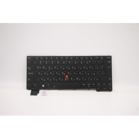 Lenovo 5N21A21815 Tastiera interna, Bulgaro, nero, Retroilluminazione