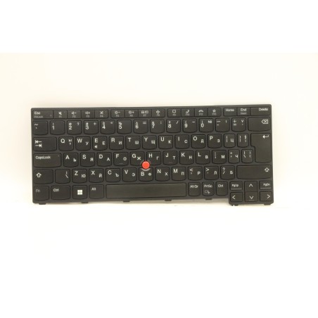 Lenovo 5N21A21852 Tastiera interna, Bulgaro, Nero, Senza retroilluminazione