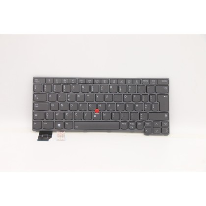 Lenovo 5N21A21963 Tastiera interna, Belga, grigio, Retroilluminazione