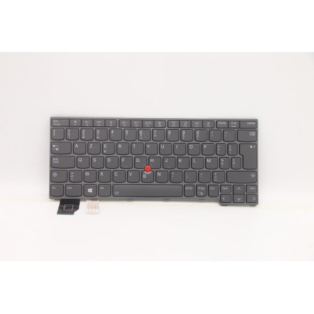 Lenovo 5N21A21963 Tastiera interna, Belga, grigio, Retroilluminazione