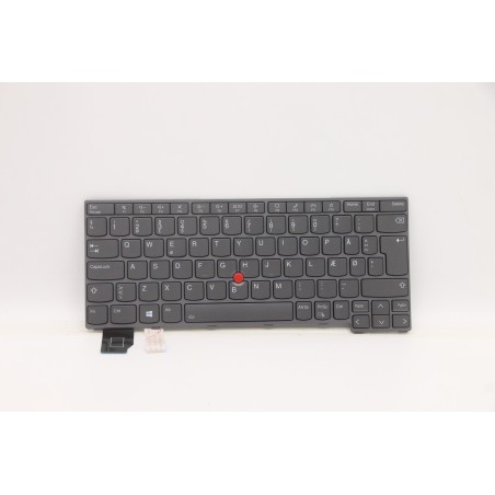 Lenovo 5N21A21965 Tastiera interna, Danese, grigio, Retroilluminazione