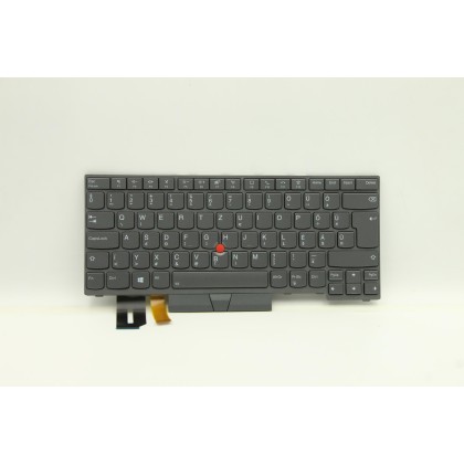 Lenovo 5N21B08354 Tastiera interna, Ungherese, grigio, Retroilluminazione