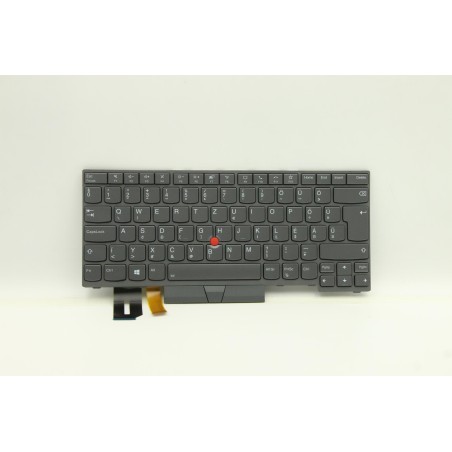 Lenovo 5N21B08354 Tastiera interna, Ungherese, grigio, Retroilluminazione