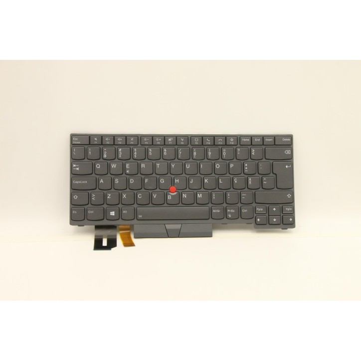 Lenovo 5N21B08358 Tastiera interna, Portoghese, grigio, Retroilluminazione