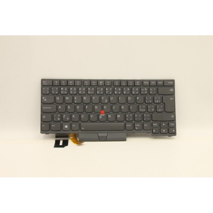 Lenovo 5N21B08375 Tastiera interna, Ceco/Slovacco, grigio, Retroilluminazione