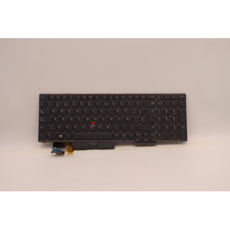 Lenovo 5N21B08460 Tastiera interna, Spagnolo, grigio, Retroilluminazione, Con tastierino numerico