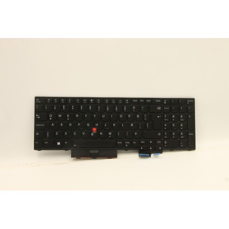 Lenovo 5N21B44417 Tastiera interna, Islandese, Nero, Retroilluminazione, Con tastierino numerico