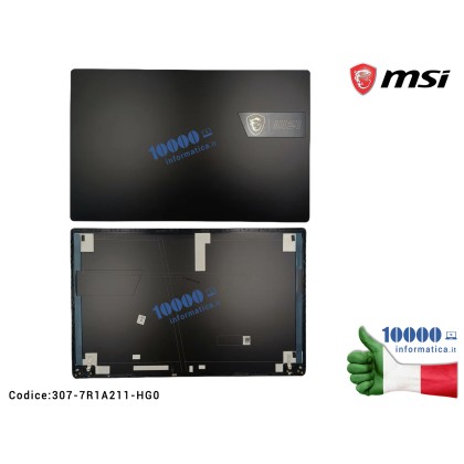 Cover Scocca Superiore LCD MSI Stealth 17M A12UE (MS-17R1) 307-7R1A211-HG0
