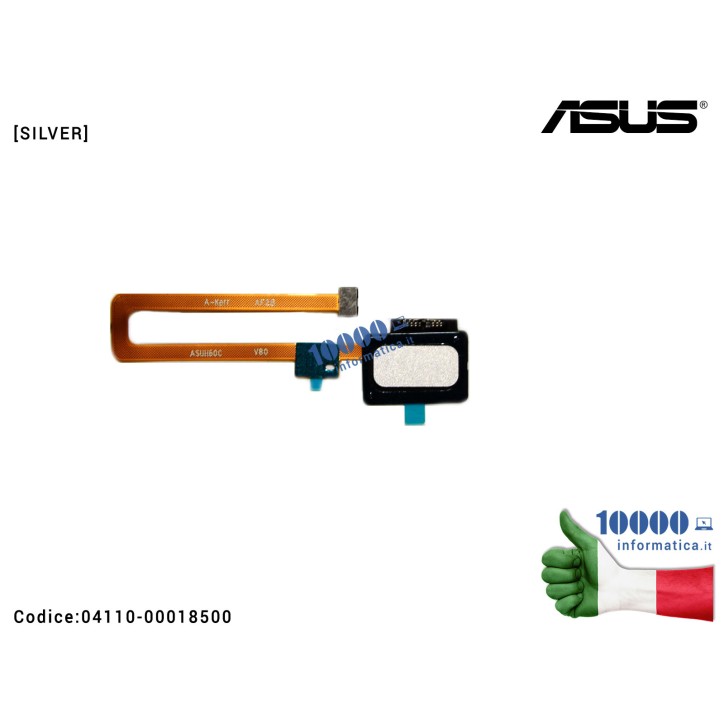 Sensore Impronta Digitale Finger Print Sensor ASUS ZenFone 3 Laser ZC551KL (Z01BD) [SILVER]