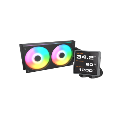 COUGAR RAFF. LIQUIDO POSEIDON VISTEK PRO ARGB 240 IPS TFT 3.9''