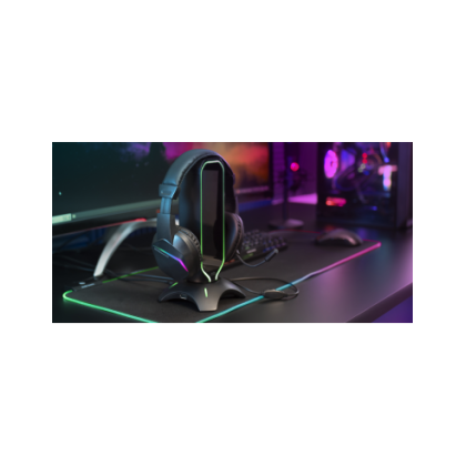 MARSGAMING GAMING CUFFIA+MIC MH122 BLACK RGB PC MAC CONSOLES SAMRTHPONE TAB