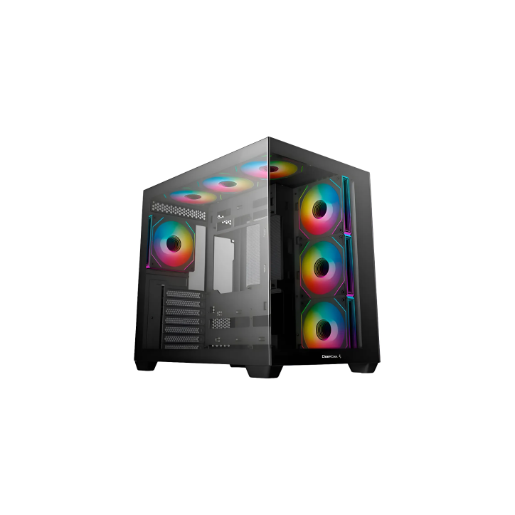 DEEPCOOL CASE MID TOWER CG530 7F NERO 7 FAN 120mm 2TG