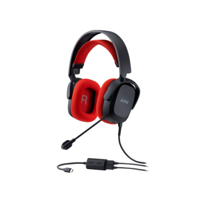 ADATA XPG CUFFIE PRECOG STUDIO USB BLACK 101dB+-3dB OMNIDIR MIC 20-2000FREQ