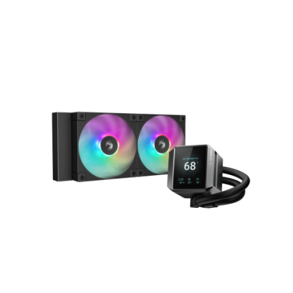 DEEPCOOL RAFF. LIQUIDO MYSTIQUE 240 ARGB TFT 2.8'' R-LX550-BKADSNC-G-1