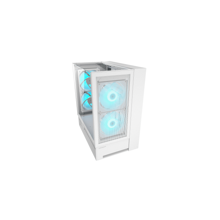 COUGAR CASE MID TOWER OMNY X WHITE 2*TG 4*FAN ARGB + HUB (supp GPU VERTICAL