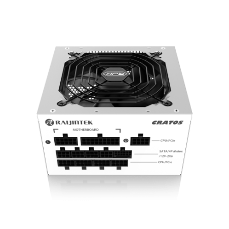 RAIJINTEK ALIM. CRATOS 1200 WHITE F.MODULARE ATX 3.1 80+ GOLD