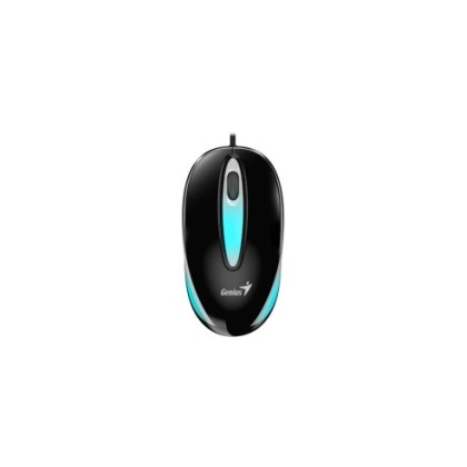 GENIUS MOUSE USB DX-MINI FLASHING LED BLACK