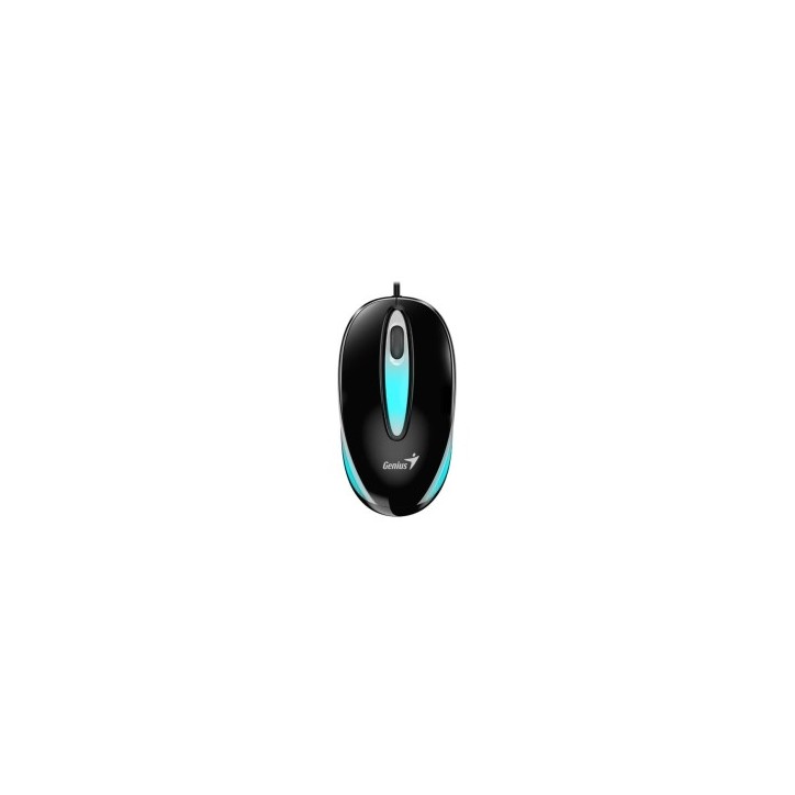 GENIUS MOUSE USB DX-MINI FLASHING LED BLACK