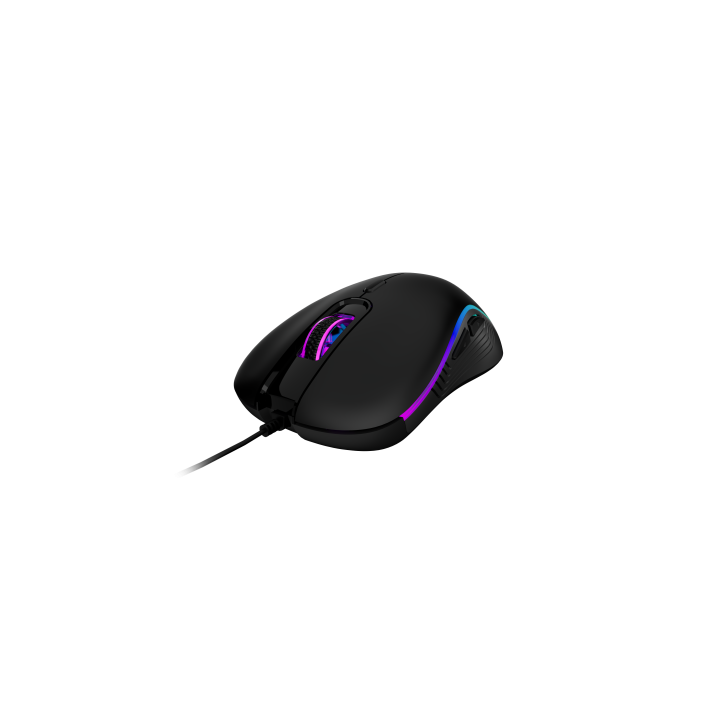 GAMDIAS MOUSE GAMING AURA GS3 LUCI MULTIC 6*KEYS 3600DPI ERGONOMIC