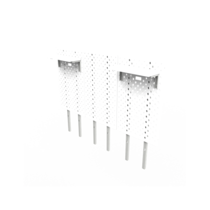 DEZCTOP DESK PANNELLI KIT 3 PEZZI PER SCRIVANIA 120 BIANCA AC-BFTDB3X-WH W/