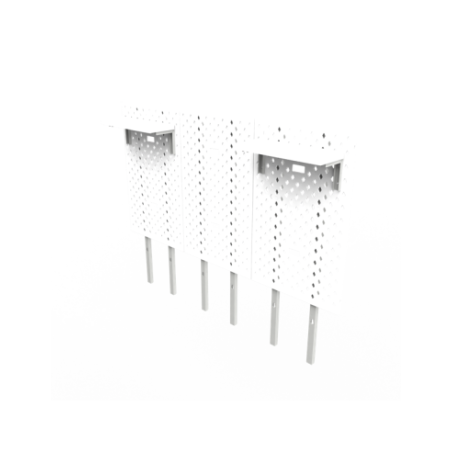 DEZCTOP DESK PANNELLI KIT 3 PEZZI PER SCRIVANIA 120 BIANCA AC-BFTDB3X-WH W/