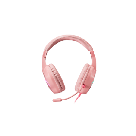 MARSGAMING GAMING CUFFIA+MIC MH122P ROSA RGB PC MAC CONSOLES SAMRTHPONE TAB