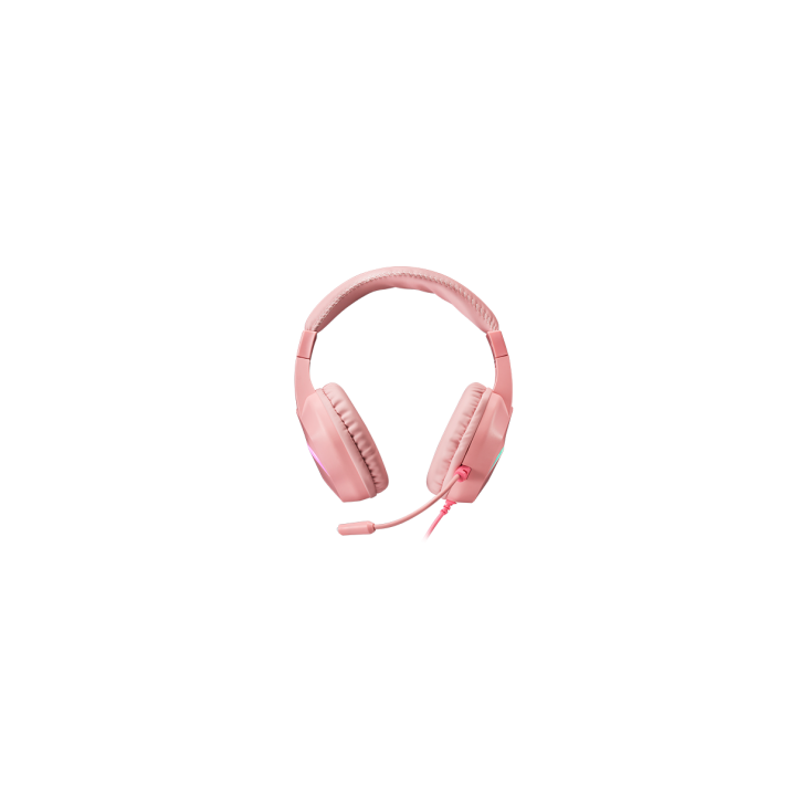 MARSGAMING GAMING CUFFIA+MIC MH122P ROSA RGB PC MAC CONSOLES SAMRTHPONE TAB