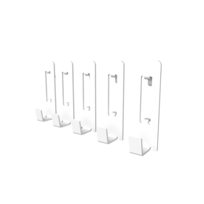 DEZCTOP ACC. 5 GANCI DA-DBHOOK-WH1 BIANCO
