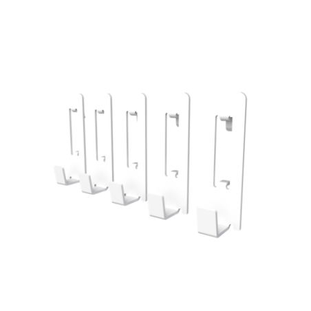 DEZCTOP ACC. 5 GANCI DA-DBHOOK-WH1 BIANCO