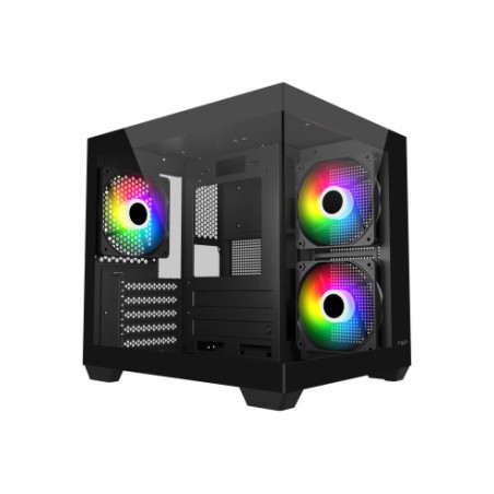 FORTRON CASE M.TOWER S140 USB3.0*1 USB2.0*2, 120mm REVERSE ARGB FAN* 2 & RE