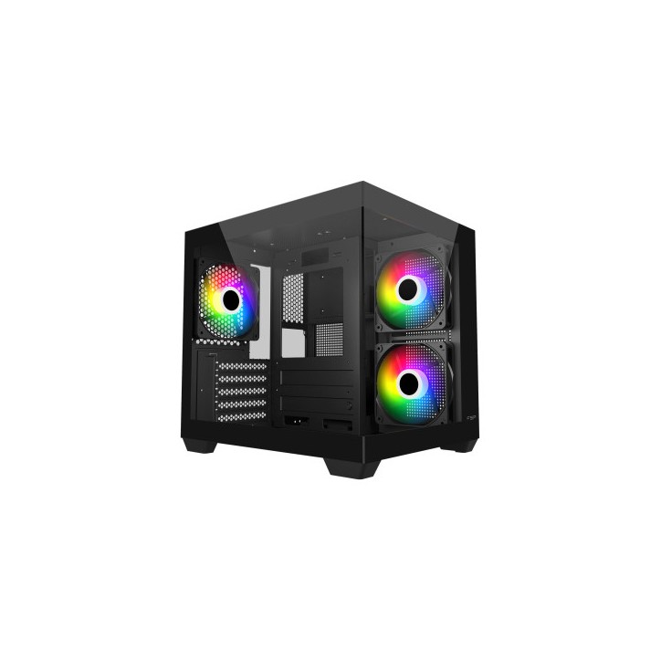 FORTRON CASE M.TOWER S140 USB3.0*1 USB2.0*2, 120mm REVERSE ARGB FAN* 2 & RE