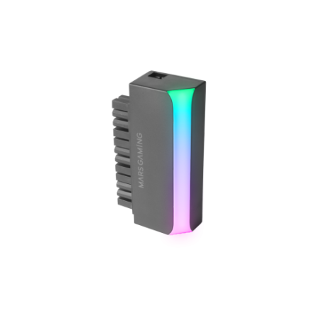 MARS MCAL24X ADATTATORE ALIM. UNIVERSALE MB da 24PIN a 90° 5V 3-PIN ARGB