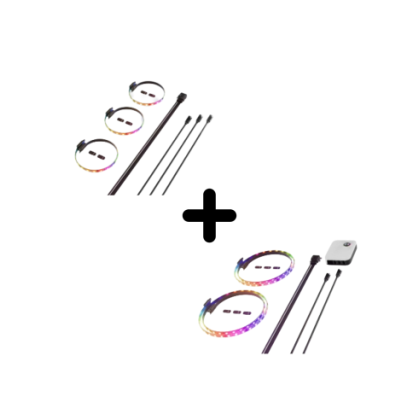 HYTE BUNDLE LED LS10 3 pack nero +LS30B2NP 2 pack