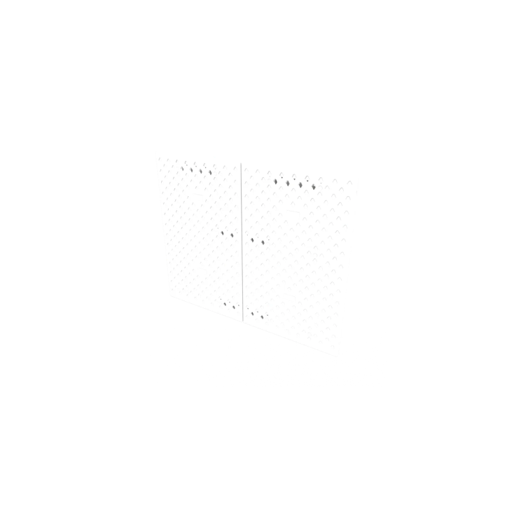 DEZCTOP ACC. D-BOARD BIANCO PER MONTAGGIO A PARETE 36x1x58cm