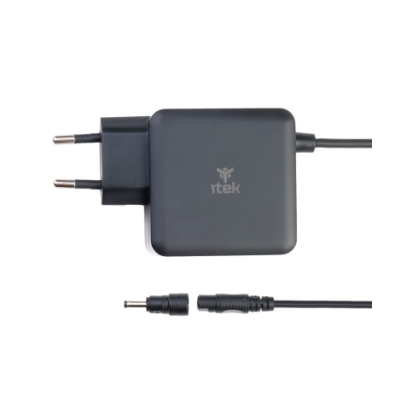 ITEK ALIMENTATORE UNIV. NOTEBOOK 65W 8 conn, GaN SUPER SLIM