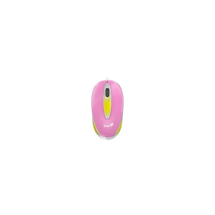 GENIUS MOUSE USB DX-MINI FLASHING LED PINK