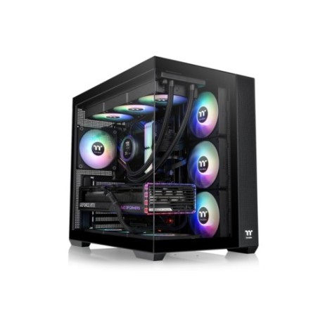THERMALTAKE CASE M.TOWER VIEW 380TG ARGB BLACK TG 4xARGB Fan
