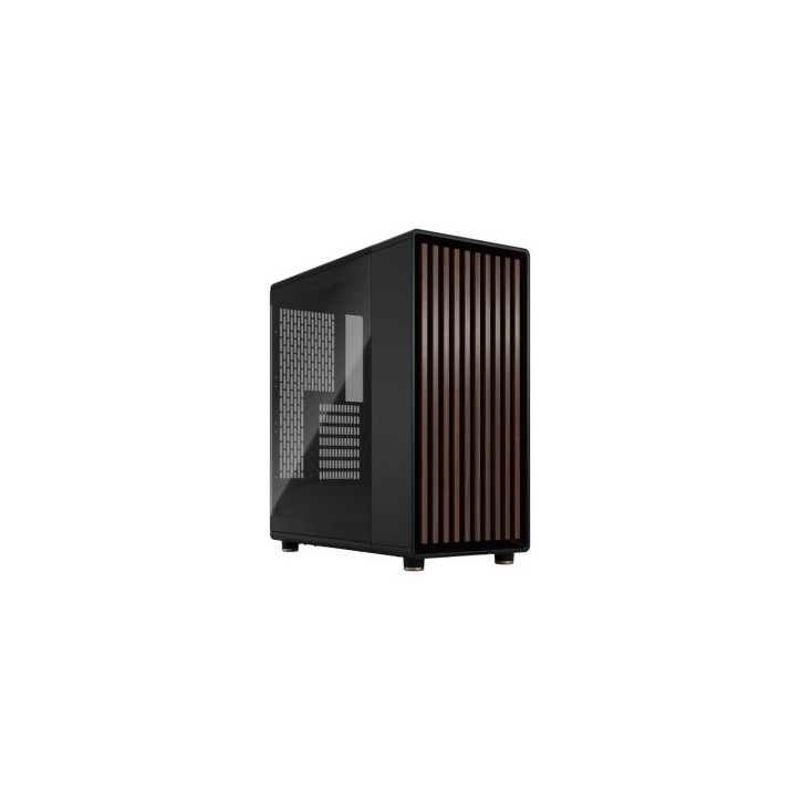 FRACTAL CASE MID TOWER NORTH CHARCOAL BLACK TG DARK