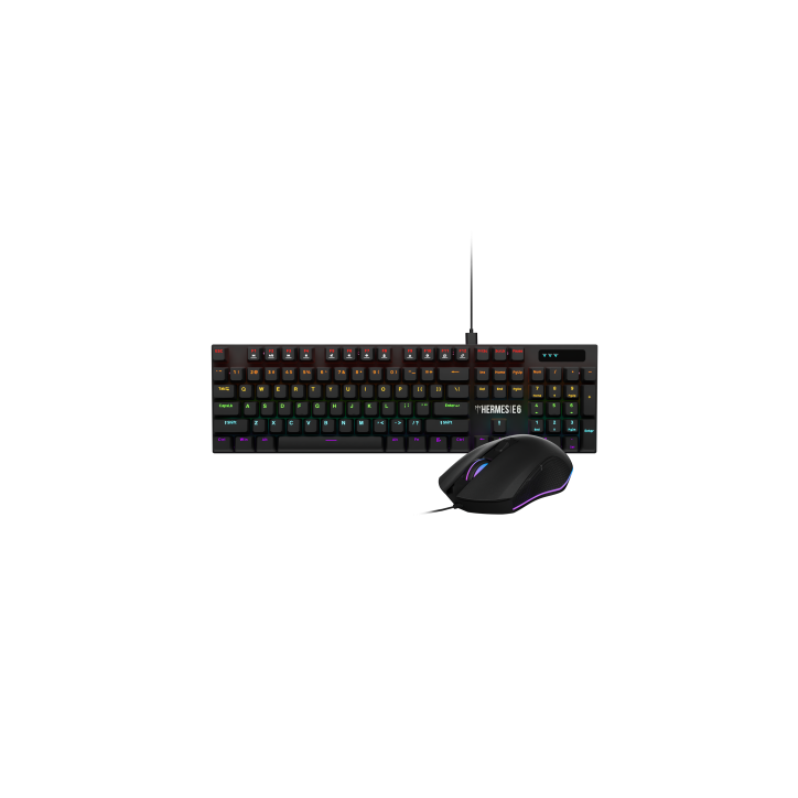 GAMDIAS KIT TAST + MOUSE HERMES E6 TAST MECCANICA E MOUSE OTTICO