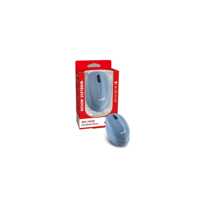 GENIUS MOUSE WIR. NX-7009 BLUE (batteria 1xAA)
