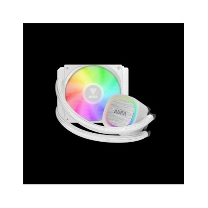 GAMDIAS RAFF.LIQUIDO AURA GL120 V2 WHITE 1xFAN ARGB