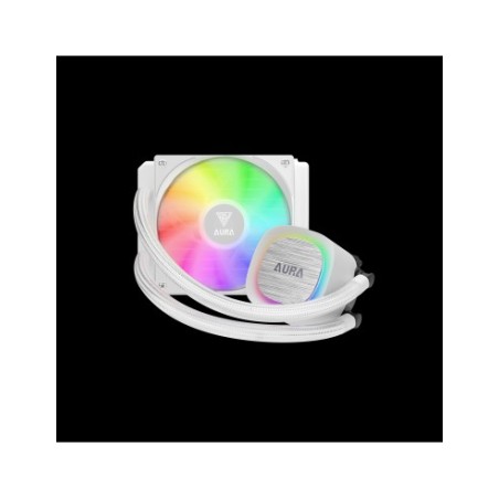 GAMDIAS RAFF.LIQUIDO AURA GL120 V2 WHITE 1xFAN ARGB