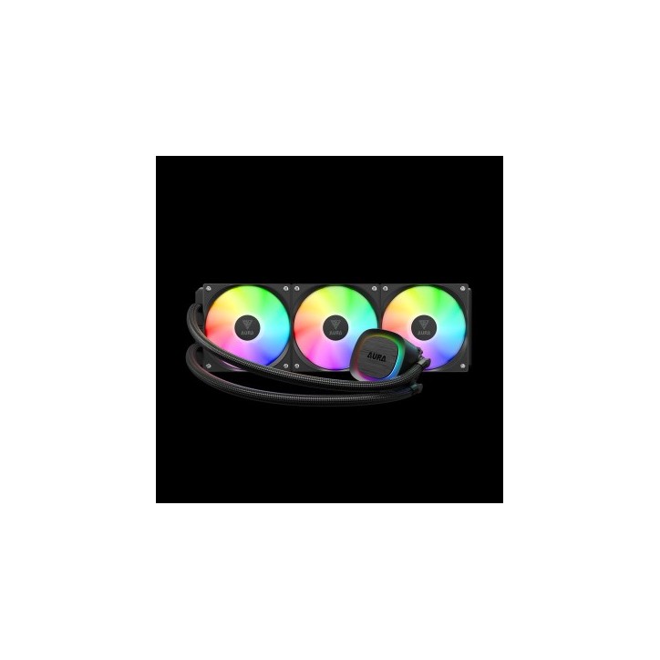 GAMDIAS RAFF.LIQUIDO AURA GL360 V2 NERA 3xFAN ARGB LGA1851 & AM5