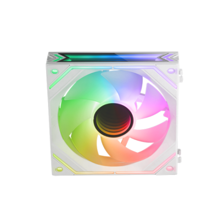 MARS GAMING MF-LINKFINITYKIT, PWM MODULAR ARGB FAN KIT, ARGB CONTROLLER, WH