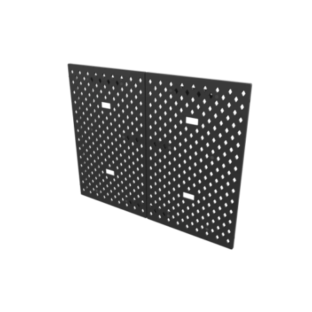 DEZCTOP ACC. D-BOARD NERO PER MONTAGGIO A PARETE 36x1x58cm