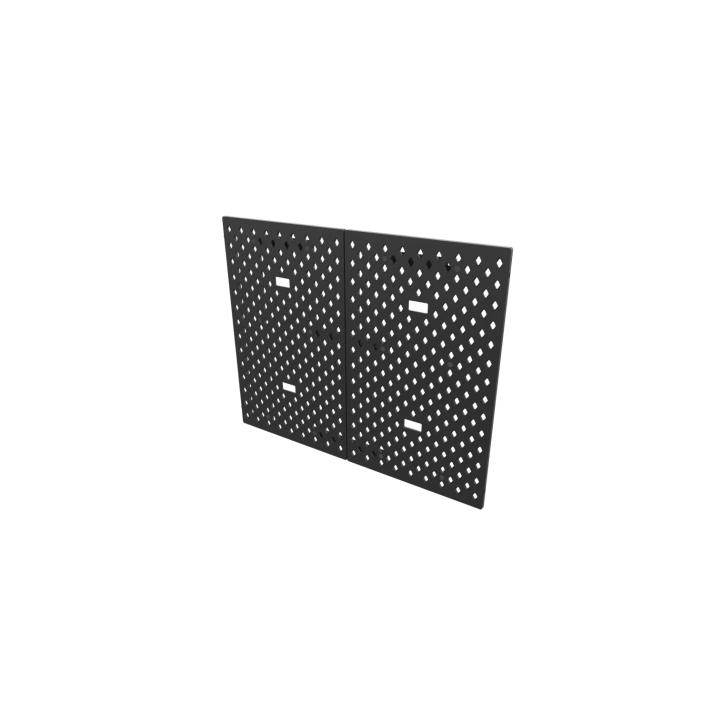 DEZCTOP ACC. D-BOARD NERO PER MONTAGGIO A PARETE 36x1x58cm