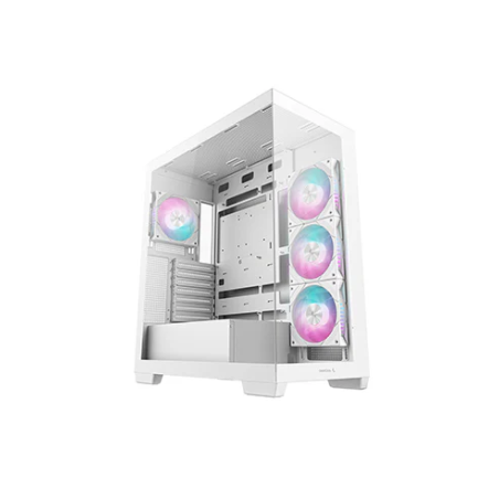 DEEPCOOL CASE MID TOWER CG580 WH 4F WHITE 2*TG 4x120 PWM+ARGB FAN